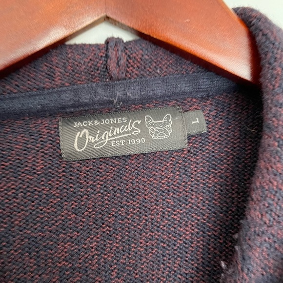 Jack&Jones Men's burgundy Sweater size large - Picture 3 of 5